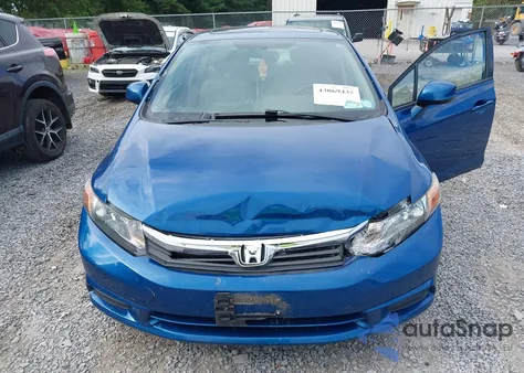 2012 Honda Civic Ex-L из США, поврежденный, VIN 19XFB2F95CE026997